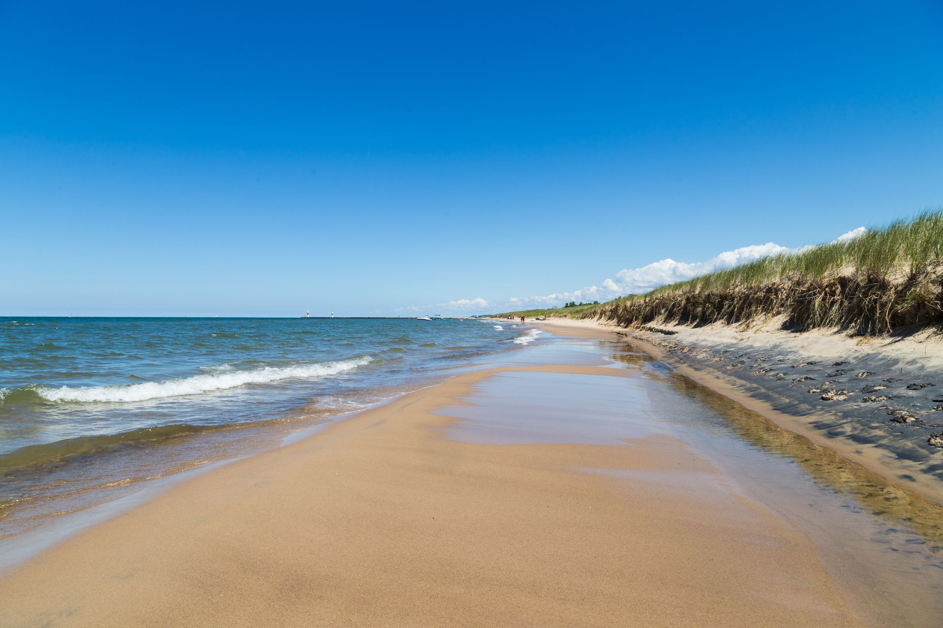 Lake Michigan beach near Saugatuck